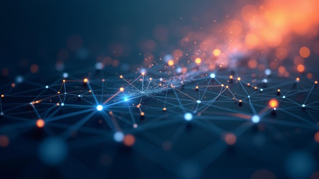 Abstract background representing communication and connectivity